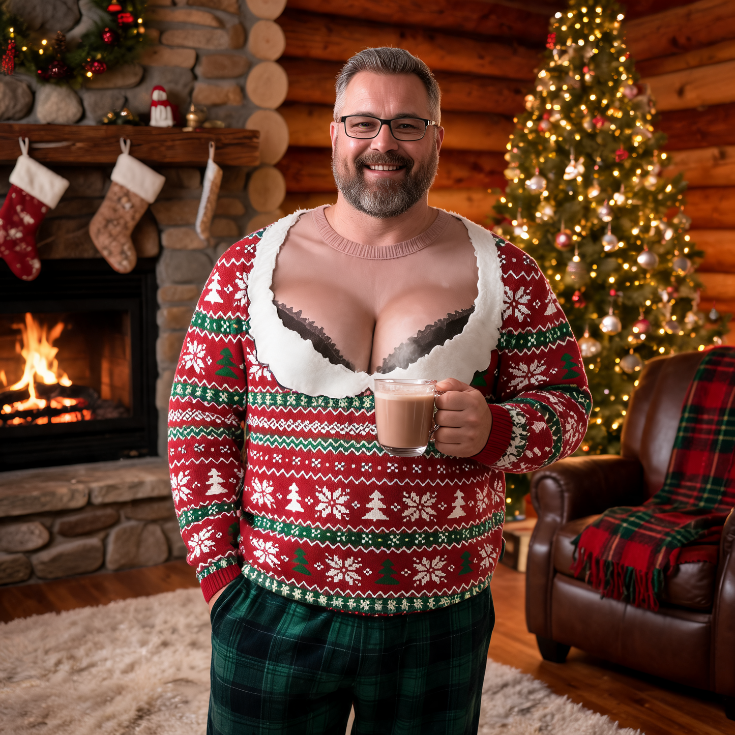 DrunkSanta Decollete™ Sweater